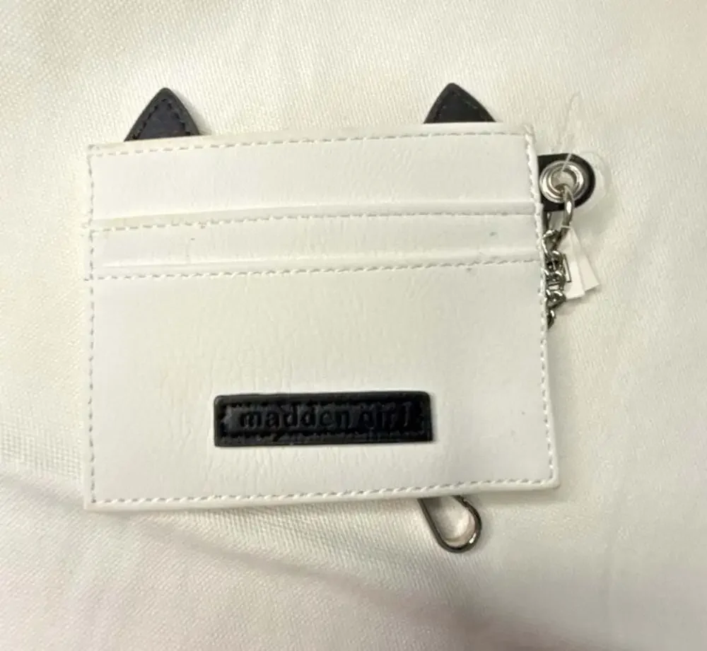 Madden Girl Cat Face Card Holder Wallet